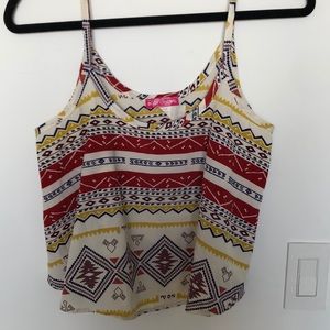 Pattern tank top